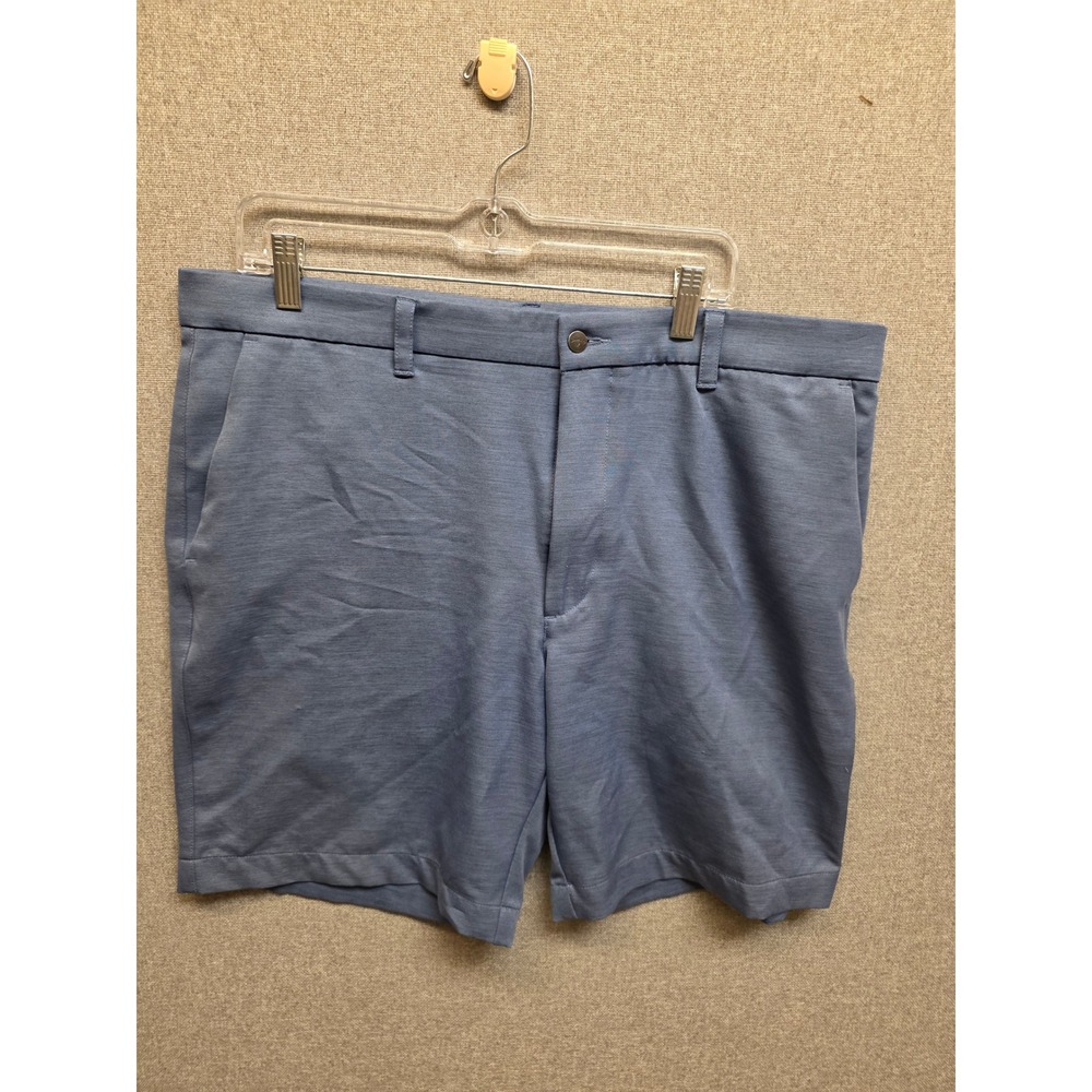 Callaway Mens Blue Heathered Golf Shorts Size 38 Performance‎ Stretch Flat Front